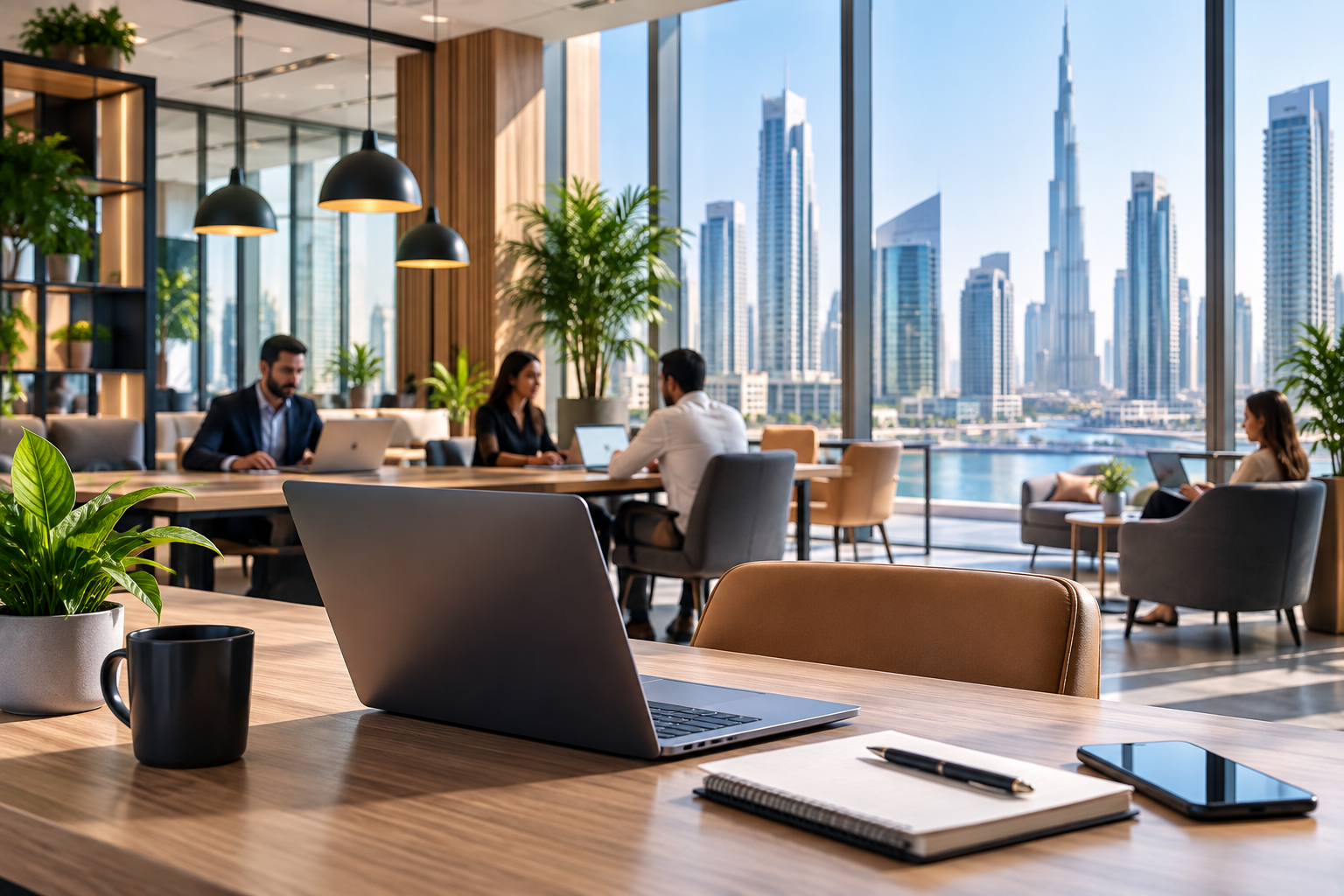 Coworking space in Business Bay with modern workspace facilities